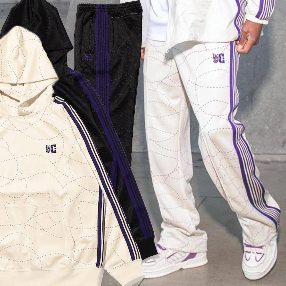 Needles】セットアップ DC SHOES ジャージ 白 黒 すぐ届く (Needles