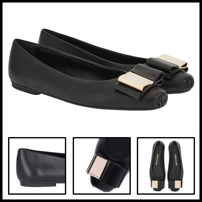 Salvatore Ferragamo デニム フラットシューズ 7.5 Salvatore