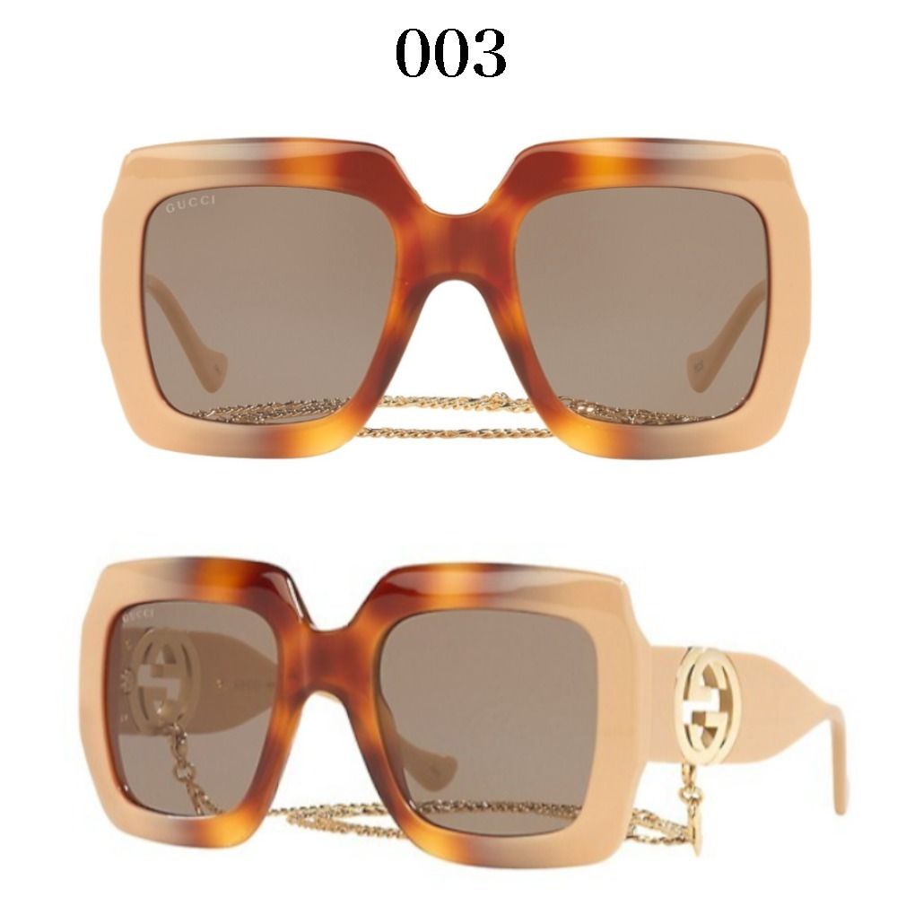 送料,関税込】GUCCI サングラス GG1022S グラスチェーン付き (GUCCI