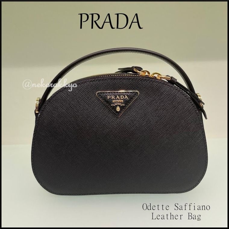 PRADA＊Odette Saffiano Leather Bag サフィアーノバッグ＊送込 (PRADA