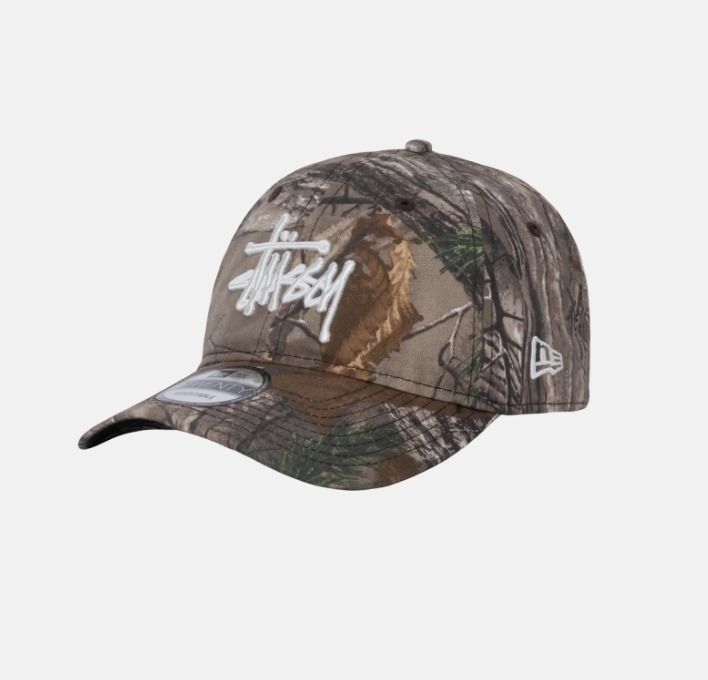 関税込☆Stussy☆NEWERA 9TWENTY BASIC STRAPBACK REALTREE EDGE