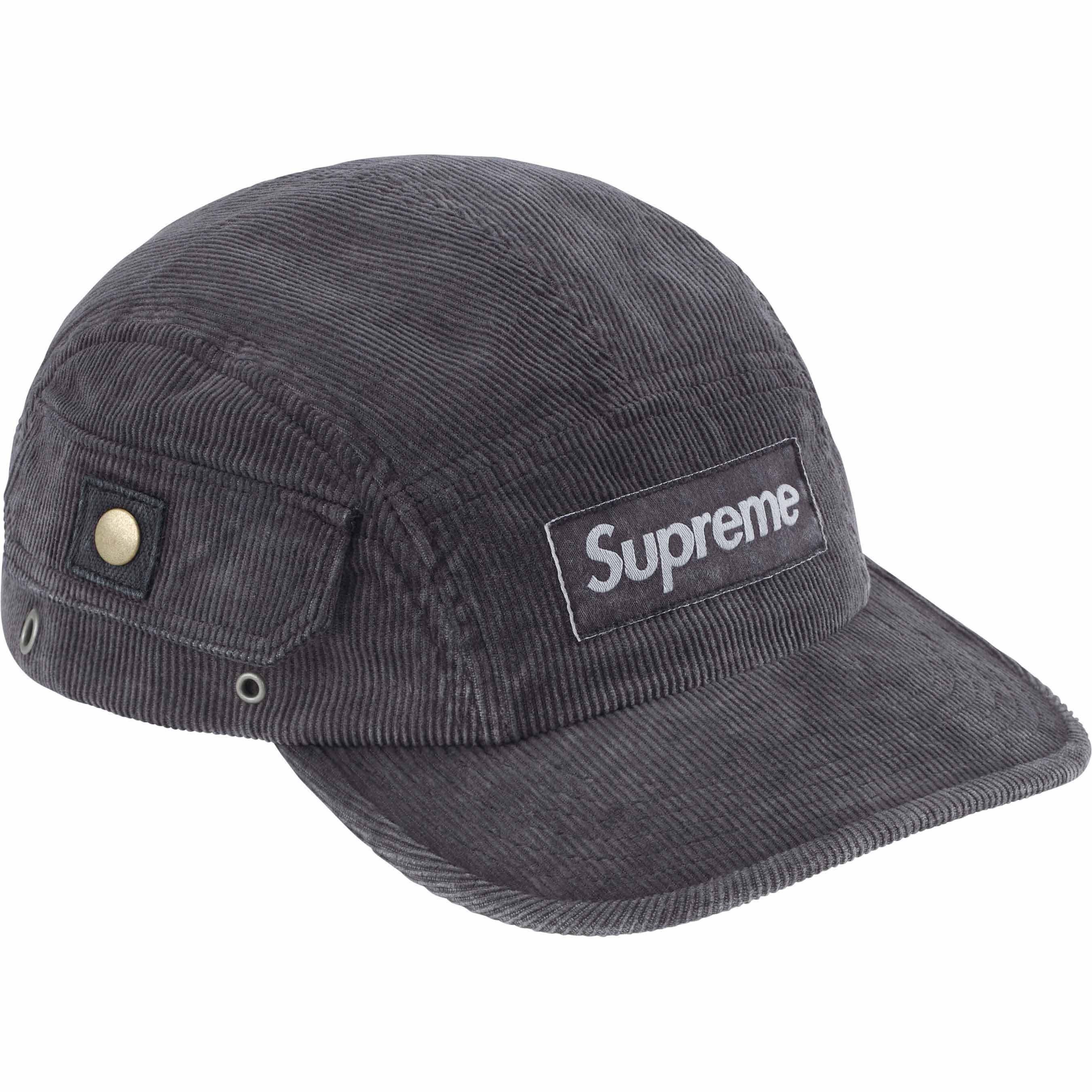 Supreme CORDUROY POCKET CAMP CAPシュプリームキャップ (Supreme