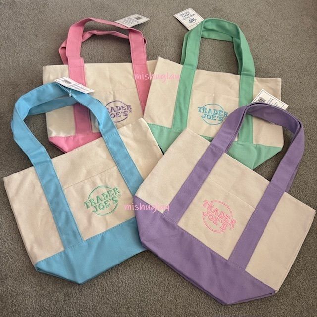 Trader Joe's】全米即完売☆トレジョ*ミニ キャンバストート☆ (Trader