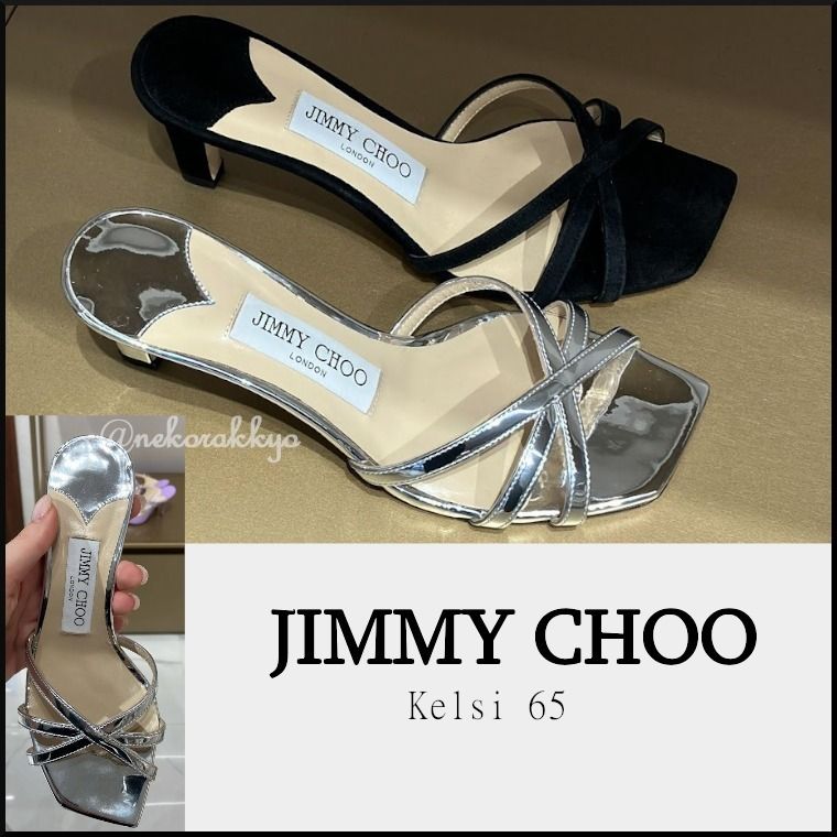 Jimmy Choo＊Kelsi 65 ミュール6.5cm＊送料込 (Jimmy Choo/サンダル
