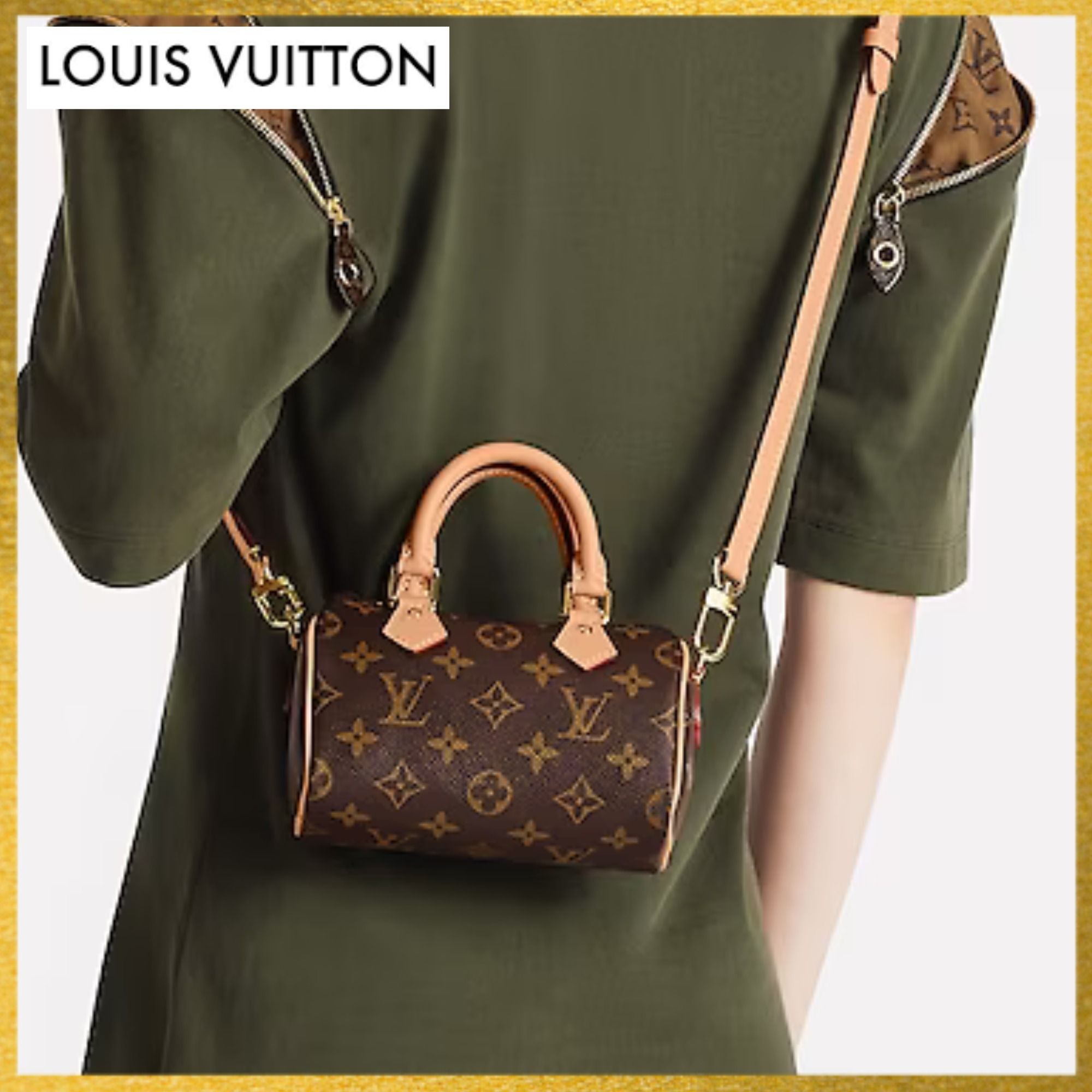 LOUIS VUITTON】必需品を持ち歩くのに最適なナノ スピーディ (Louis