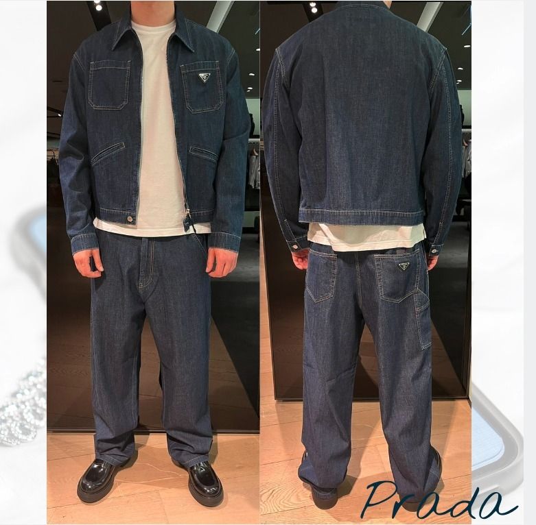 セットアップもおすすめ☆PRADA☆ライトウェイト・デニム (PRADA