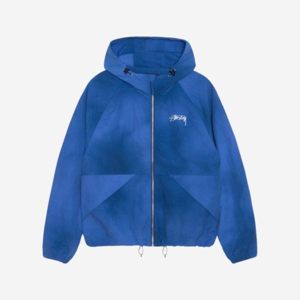 ☆STUSSY☆WAVE DYE BEACH SHELL JACKET☆ULTRAMARINE☆2023 (STUSSY