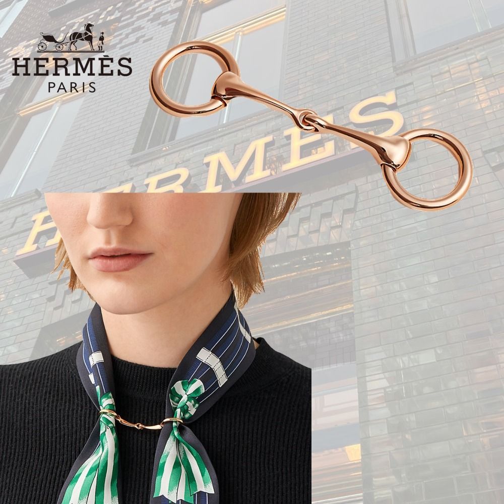 コーデの幅が広がる☆HERMESミニモール スカーフリング ツイリー