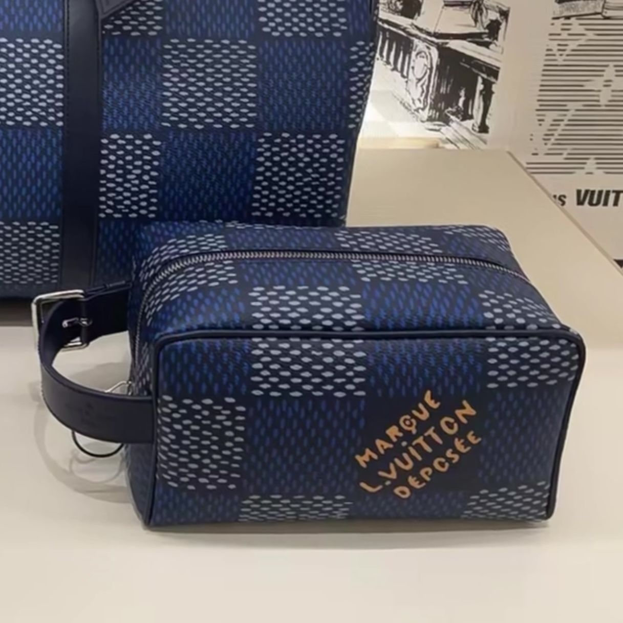 持ち歩くのが楽しい♪】ルイヴィトン セカンドバッグ ダミエ (Louis