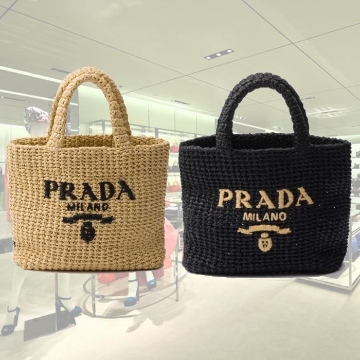 24SS】新作スモール クロシェ トートバッグ ◇プラダ◇全2色◇ (PRADA