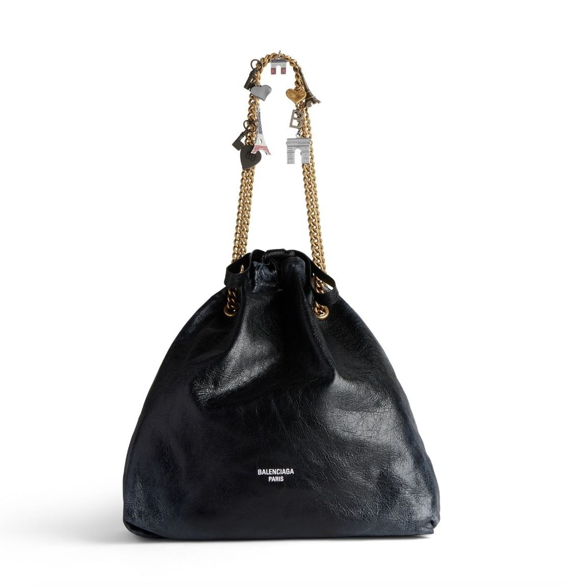 BALENCIAGA】CRUSH ミディアム トート スーベニアチャーム付き