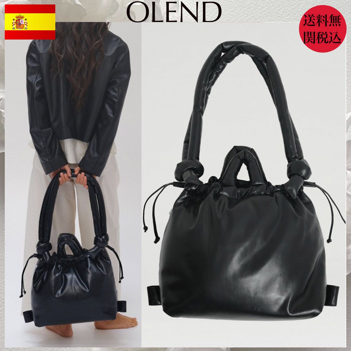 OLEND】Onaヴィーガンレザーショルダーバッグ☆国内発関税込 (Olend