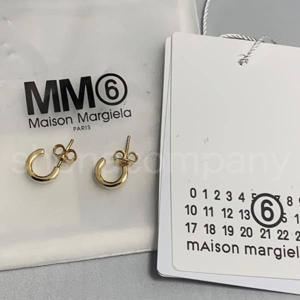 関税込】◇MM6 MAISON MARGIELA マルジェラ◇フープ ピアス (MM6