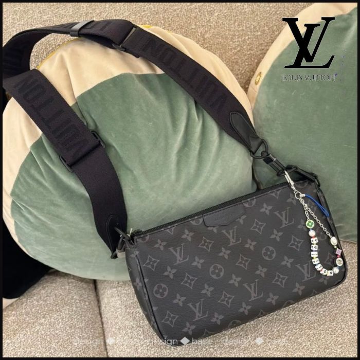 ◇マスキュリンな雰囲気【 LV 】ポシェット・アクセソワール XL (Louis