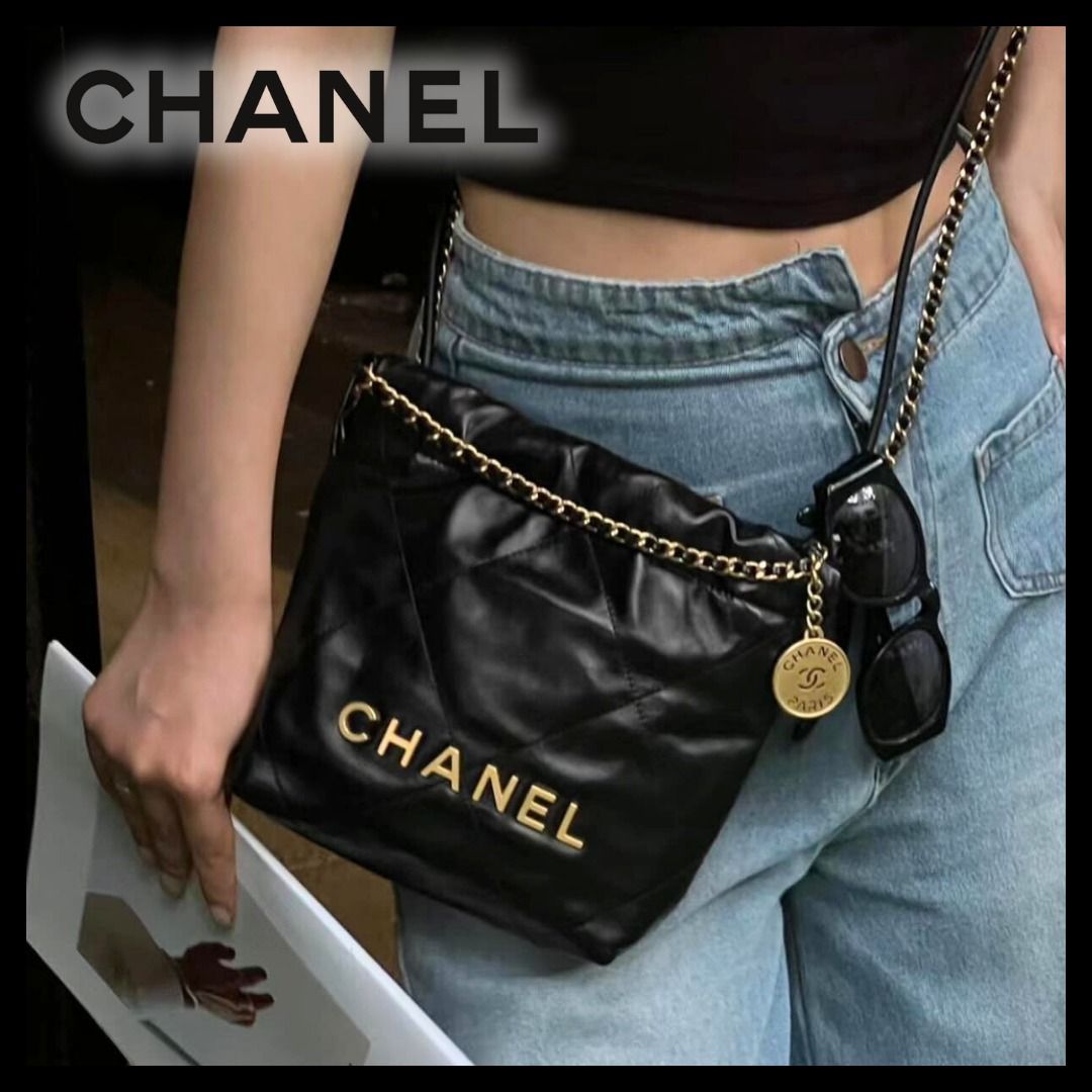 有名人愛用♪】CHANEL 22 ミニハンドバッグ ショルダーバッグ (CHANEL