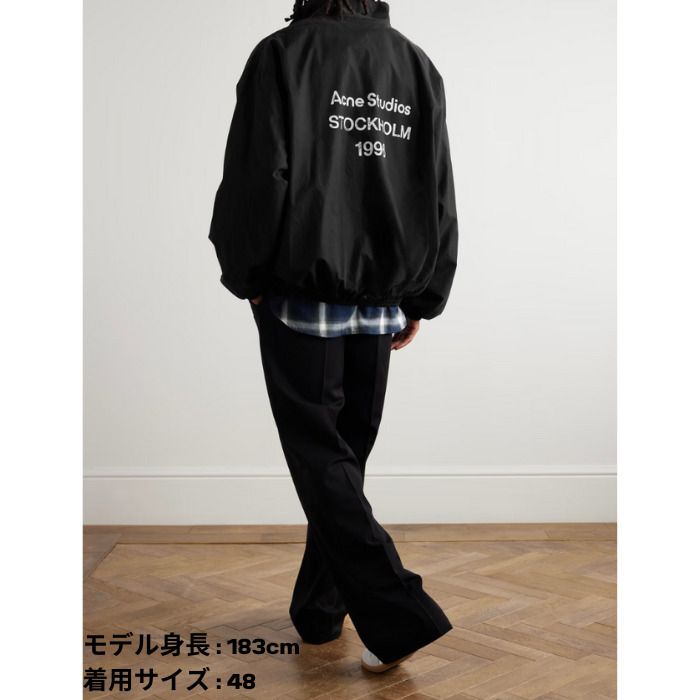 関税送料込♪【Acne Studios】ロゴジッパージャケット (Acne Studios