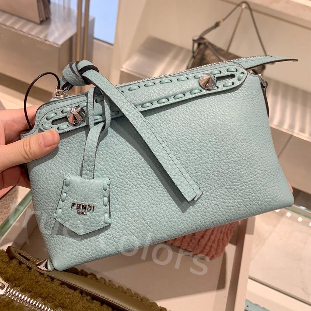 FENDI 24FW BY THE WAY レザー ミニ セレリア バッグ*LIGHT BLUE