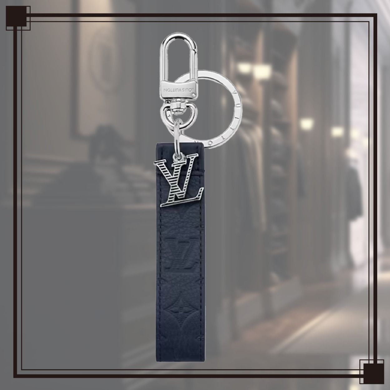 LV☆ルイヴィトン キーホルダー LV シャドウ ドラゴンヌ (Louis