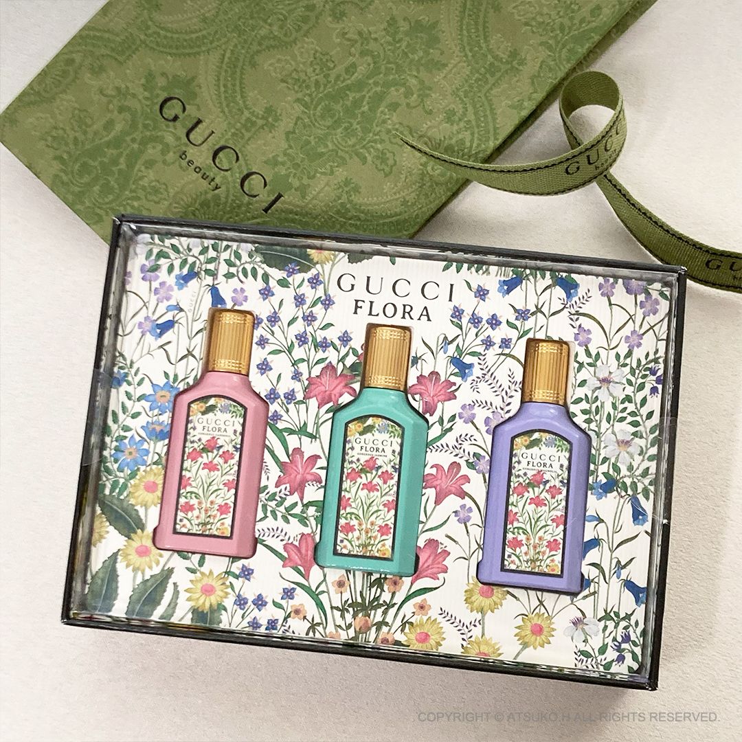 GUCCI グッチフローラ オードパルファム ミニトリオset 5ml×3種 (GUCCI
