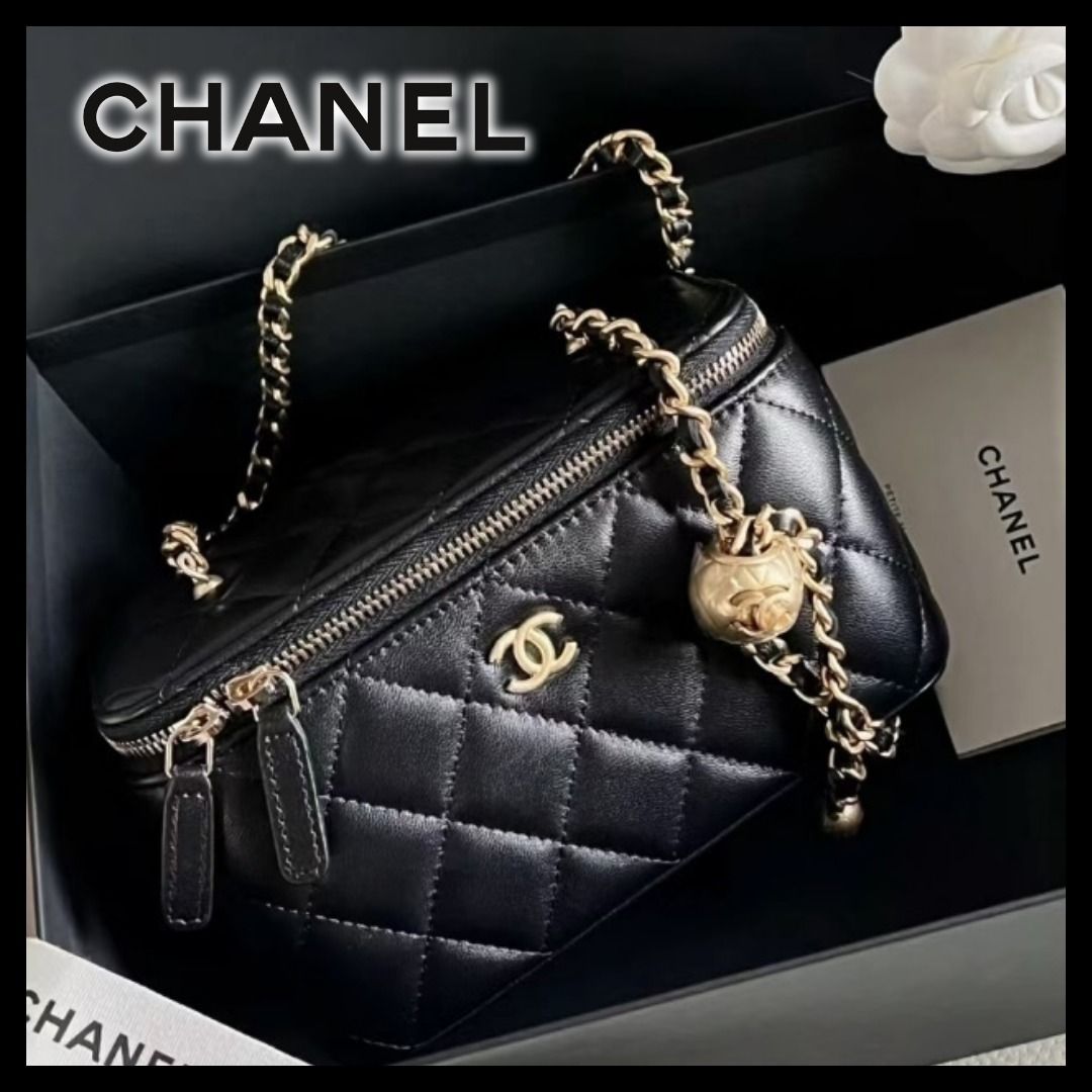 入手困難◇長さ調整可能◎】CHANEL バニティバッグ ココボール (CHANEL