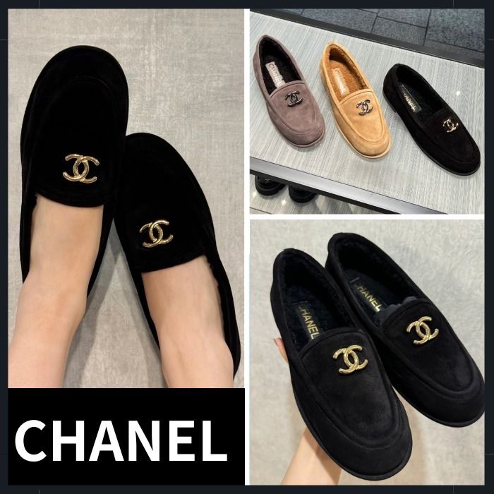 24K◇リラックスした履き心地◇CHANEL モカシン (CHANEL/ローファー