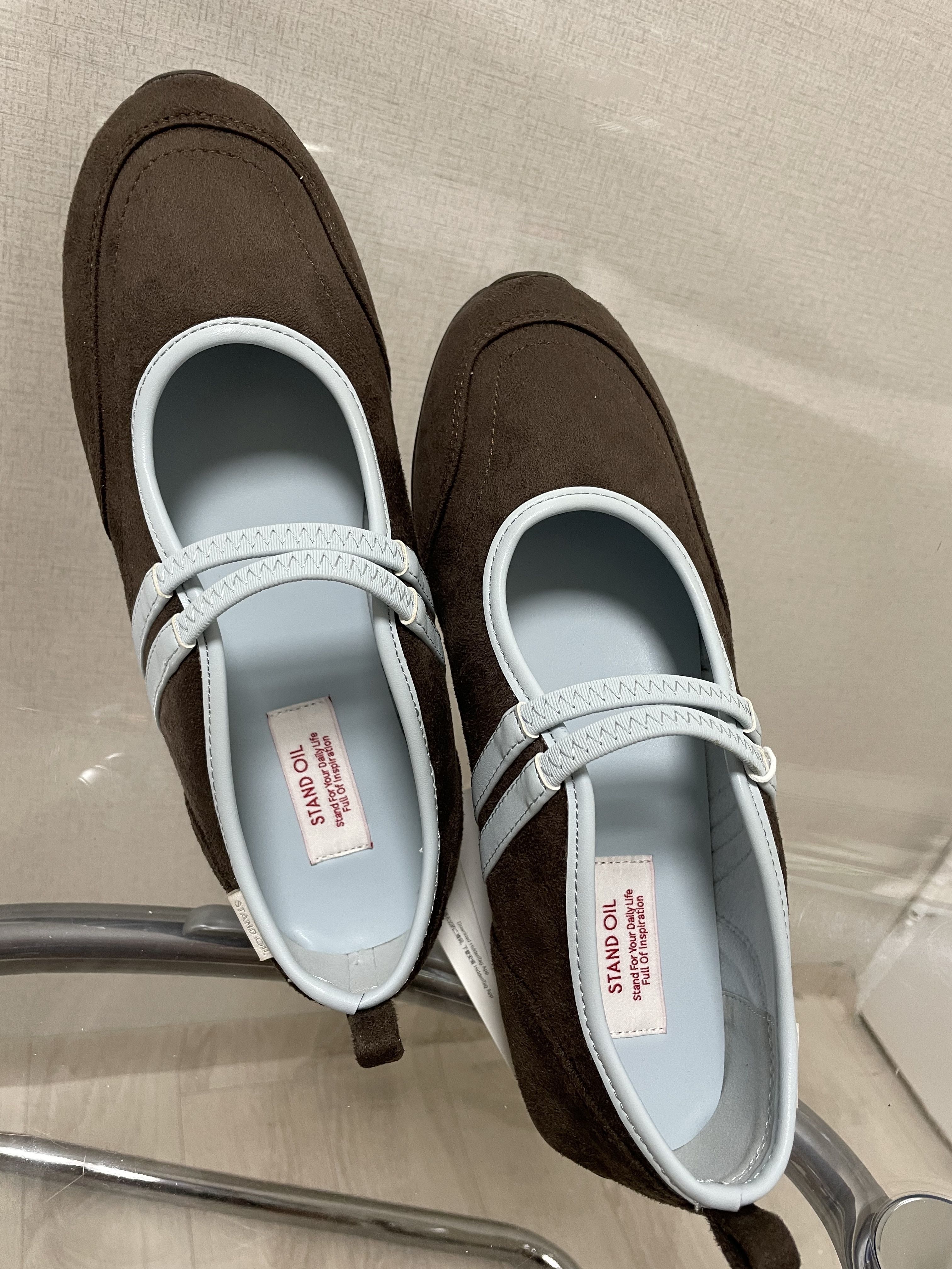 STAND OIL】Strap Mary Jane Sneakers スニーカー マロン色 (STAND OIL