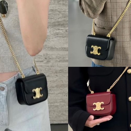 可愛い♪】CELINE セリーヌ ミニ チェーンバッグ クロード (CELINE