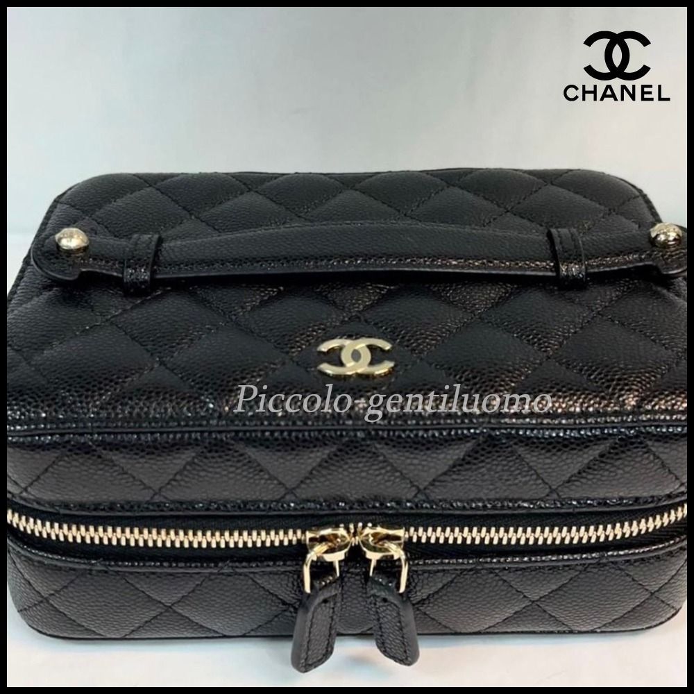 25C☆高級感あるブラックカラー】シャネル ジュエリーボックス (CHANEL