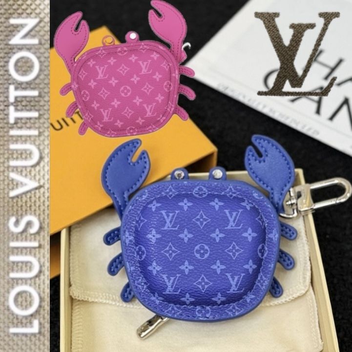 ルイヴィトン☆可愛い蟹♪ クラブ キーホルダー バックチャーム (Louis