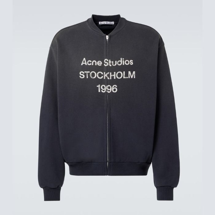ACNE STUDIOS】関税・送料込 ロゴ ZIP スウェットシャツ (Acne Studios