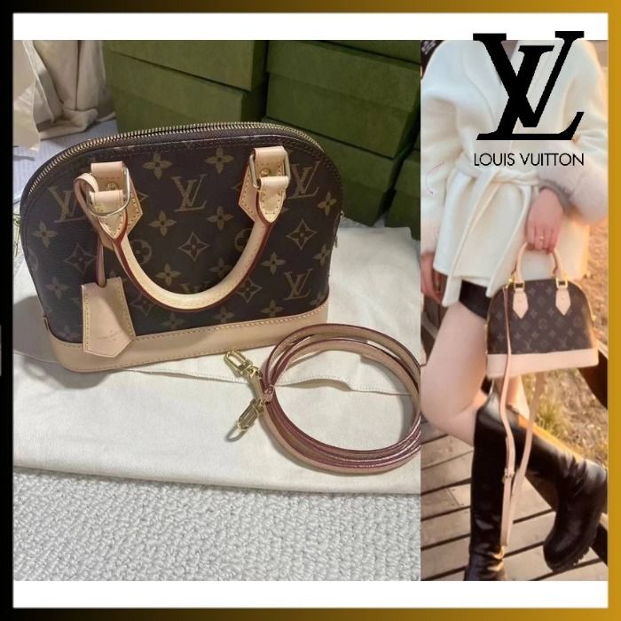 南京錠&鍵付きでエレガンス】Louis Vuitton アルマBBバッグ (Louis