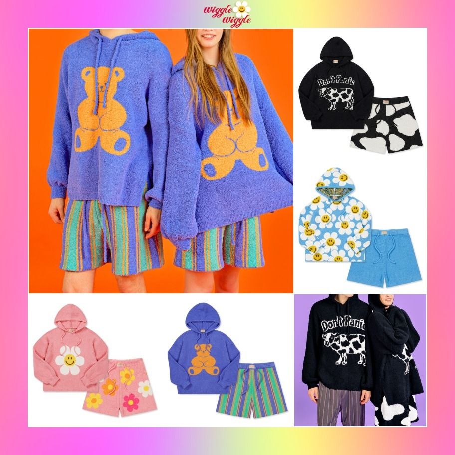 Wiggle Wiggle】韓国雑貨新作☆Hood Pajama Set(男女共用) (wiggle
