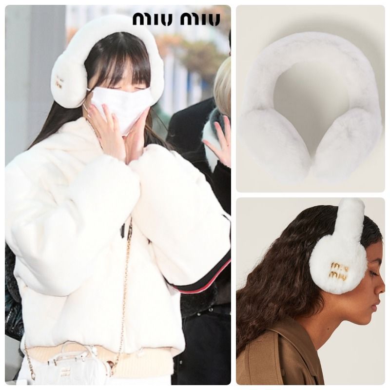 日本未入荷☆】【SALE】 MIUMIU もこもこで可愛い♪イヤーマフ (MiuMiu