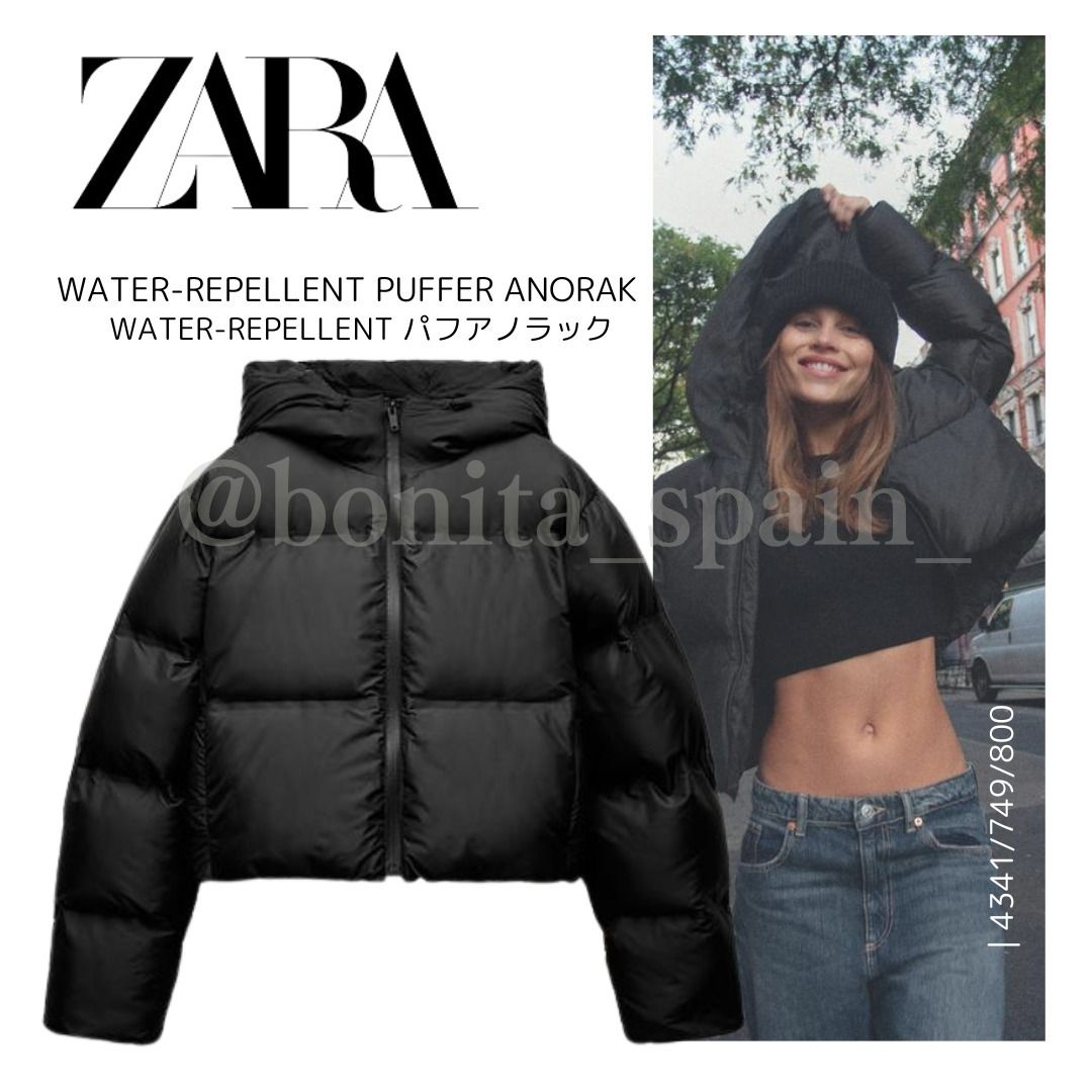 ZARA】WATER-REPELLENT パフアノラック 4341/749/800 (ZARA/ダウン