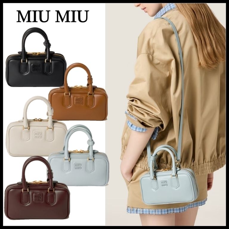 MiuMiu】ミュウミュウ アルカディ レザー ミニバッグ (MiuMiu
