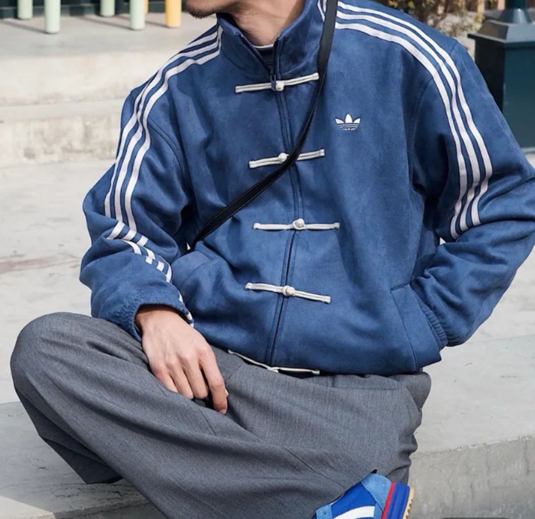 Adidas 中国風ジャケット サイズM SNSで超話題！中国adidas限定