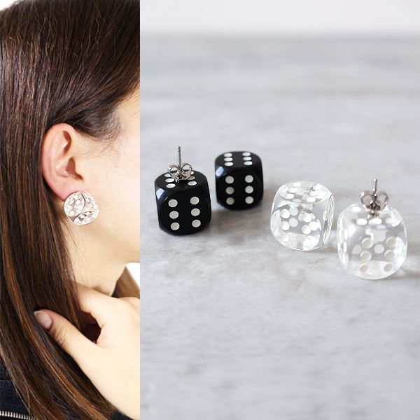 MM6 Dice Mutif Earrings ピアス サイコロ 両耳 M7VG0025 SV0140 (MM6