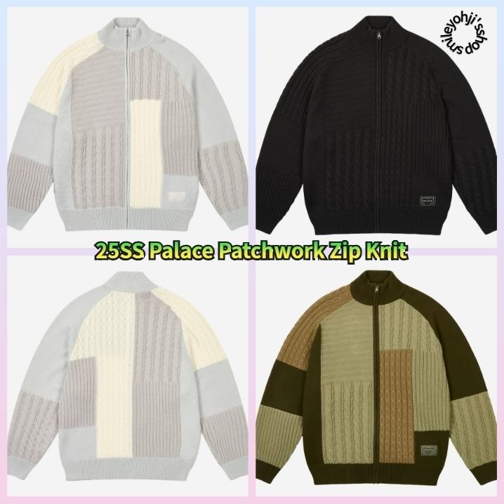 ☆25SS WEEK3☆Palace Patchwork Zip Knit (Palace Skateboards/ニット