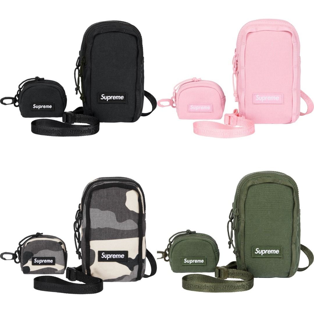 25SS 立ち上げ Supreme Camera Bag + Mini Pouch (Supreme/ショルダー