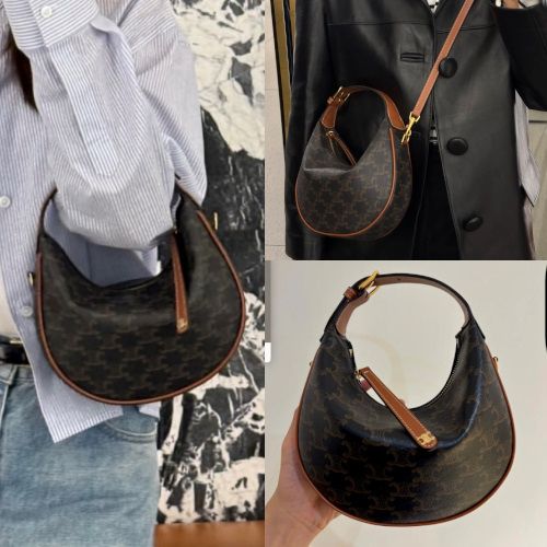 セリーヌ ショルダーバッグ ティーン ルル トリオンフキャンバス