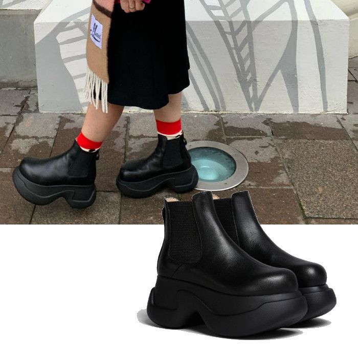 履き心地抜群！】MARNI チェルシーブーツ ARAS23 カーフレザー (MARNI