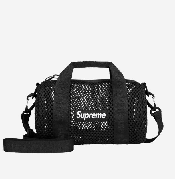SUPREME】MESH MINI DUFFLE BAG BLACK 25SS (Supreme/トートバッグ