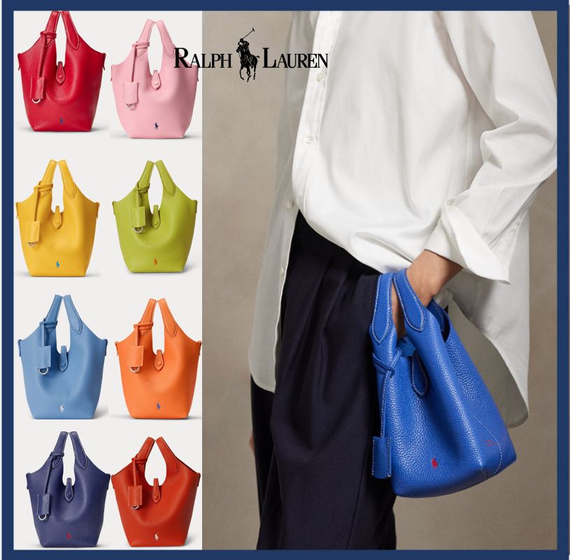 ラルフローレン＊Polo Playレザー スモール トート&クロスボディ