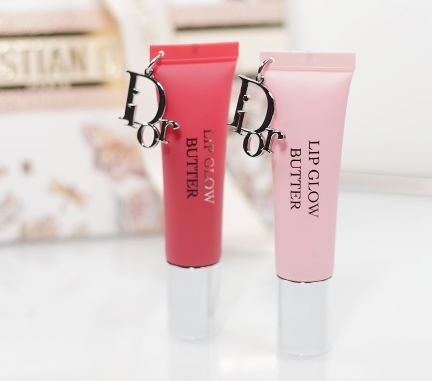 Dior] ルボームホルダー付き + Diorチャーム付きリップ セット (Dior