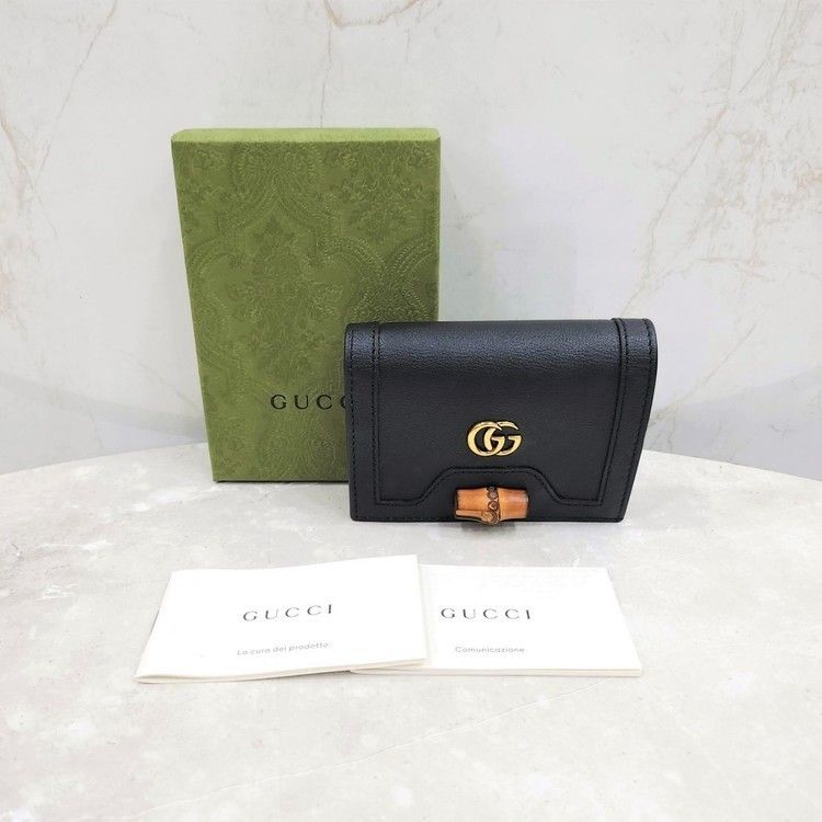 未使用美品【グッチ】バンブー カードケース 名刺入れ (GUCCI/カード