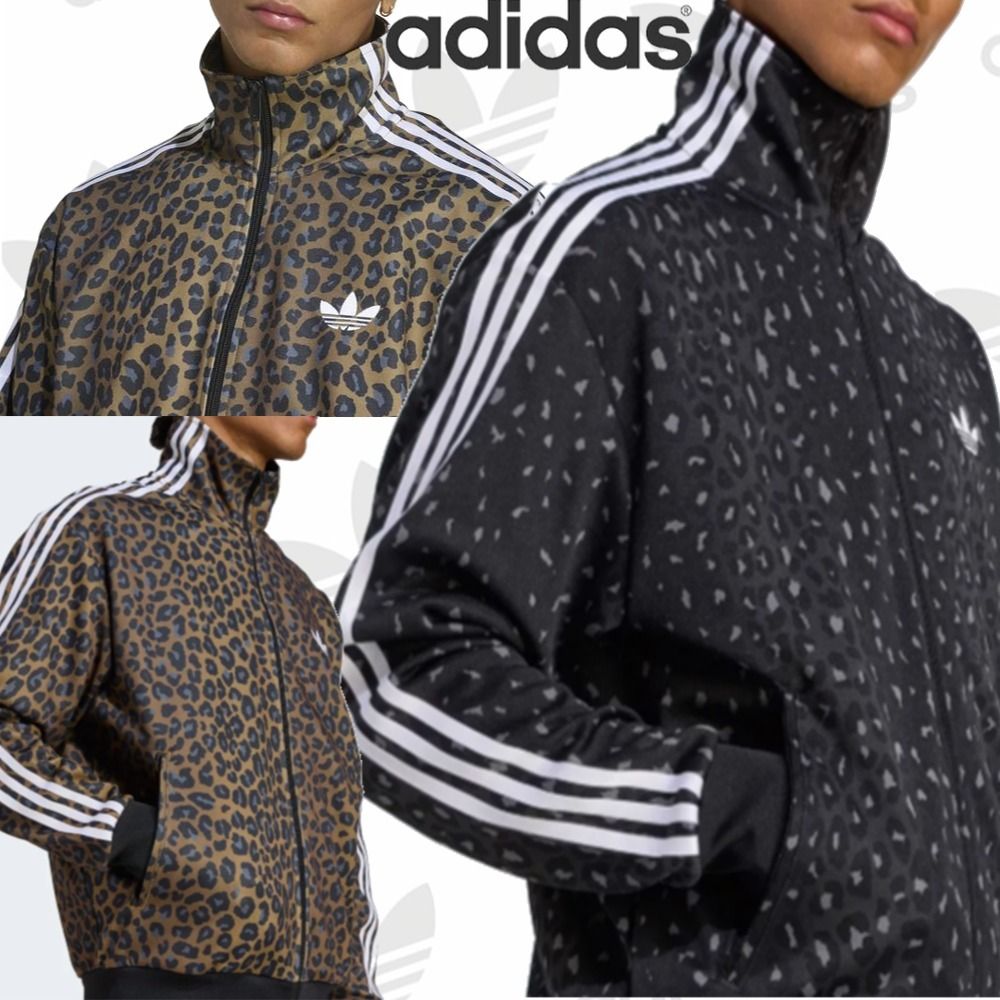 adidas】レオパード ロゴ ウインドブレーカー ジャージ ☆ (adidas