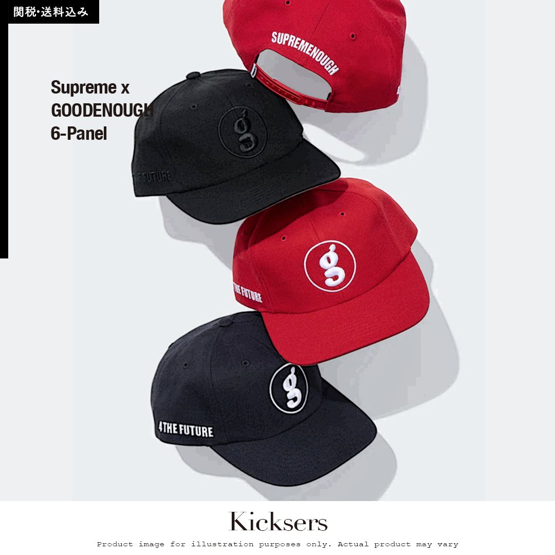 Supreme GOODENOUGH 6-Panel グッドイナフ 6パネルキャップ (Supreme