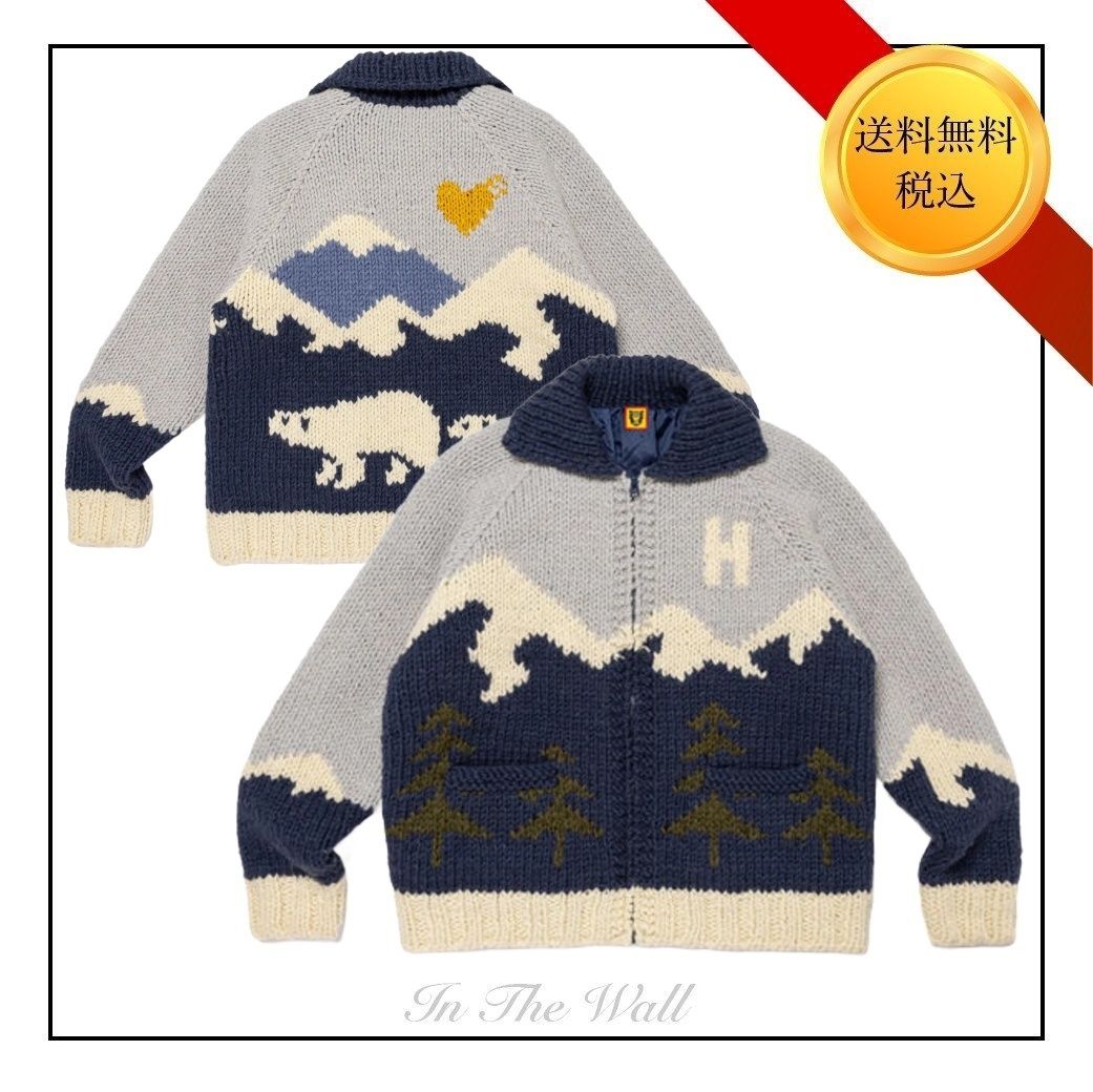 入手困難☆希少【HUMAN MADE】ポーラーベア・カウチン・ネイビー