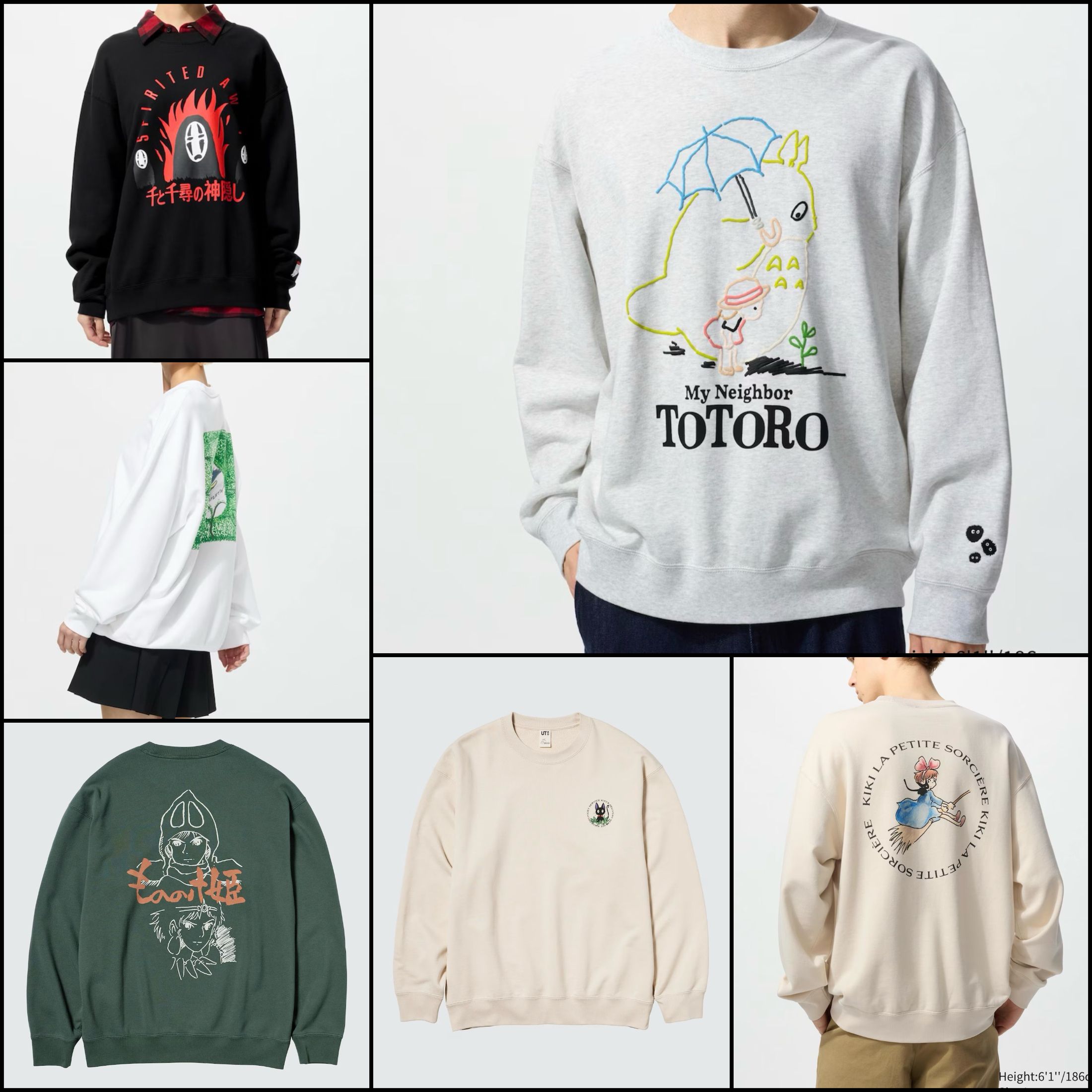 海外限定 ◇ ユニクロ ◇ UT×スタジオジブリ スウェット ◇ (UNIQLO