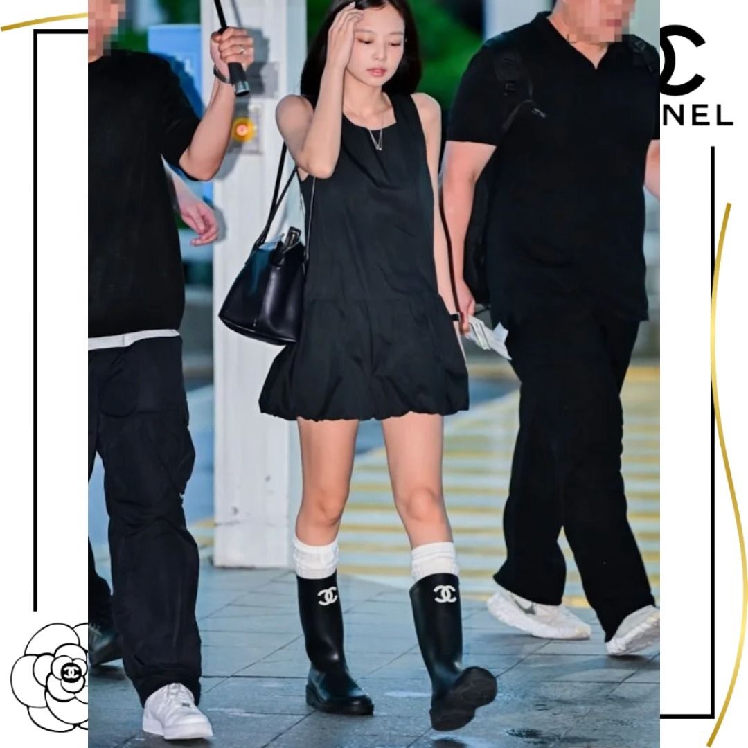 ジェニーちゃん愛用♡世界で大人気】CHANEL レインブーツ (CHANEL